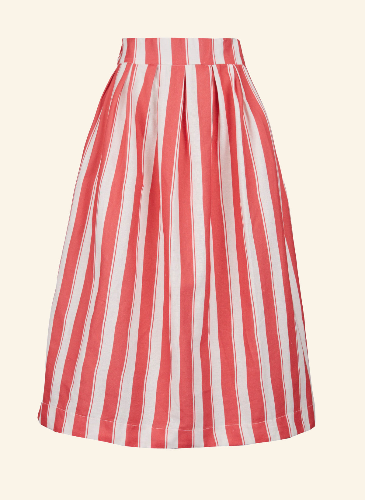 Florence Skirt - Red Stripe