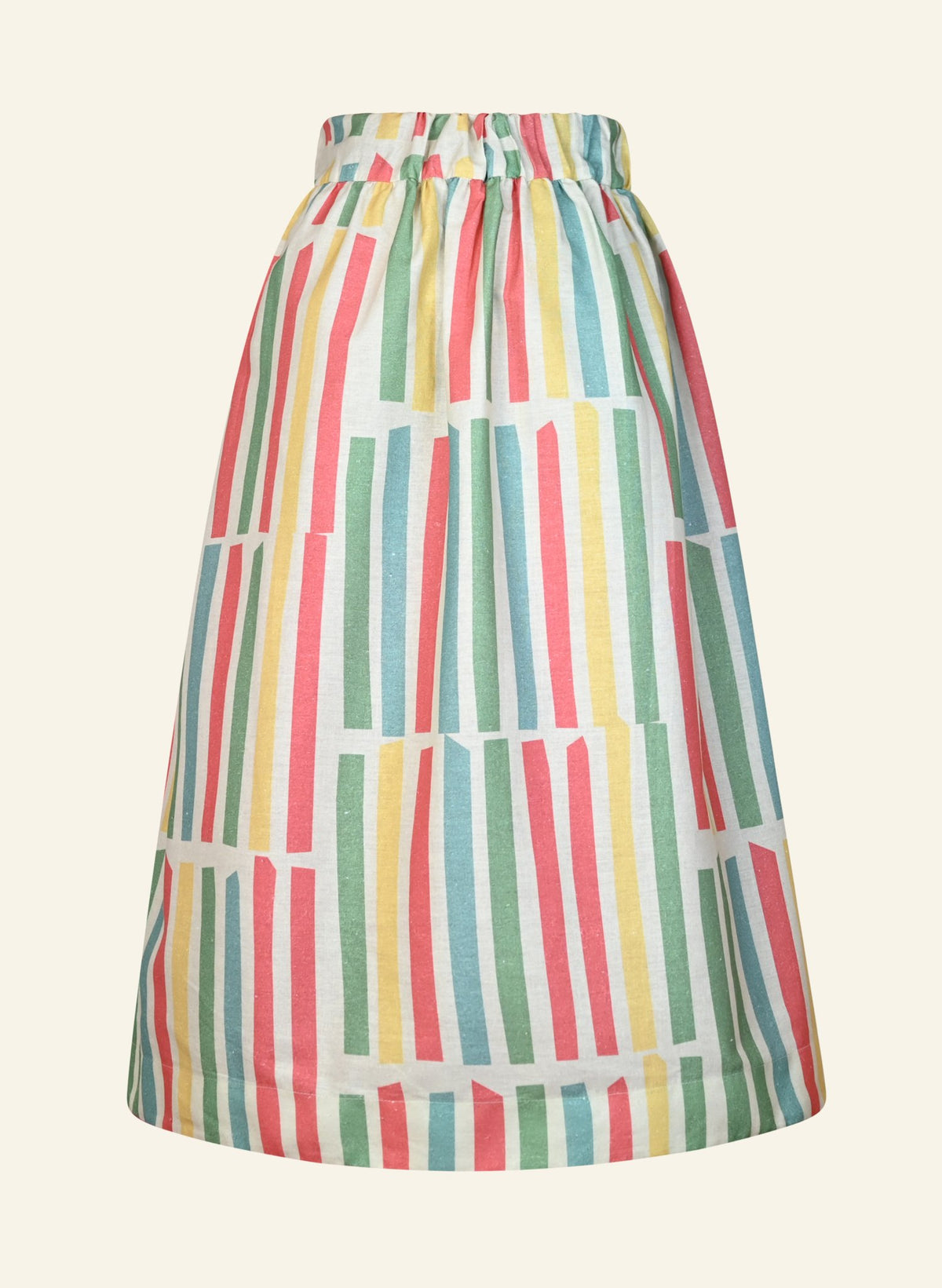 Florence Skirt - Multi Beach Stripe