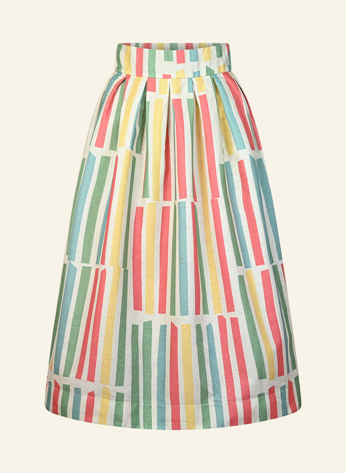 Florence Skirt - Multi Beach Stripe