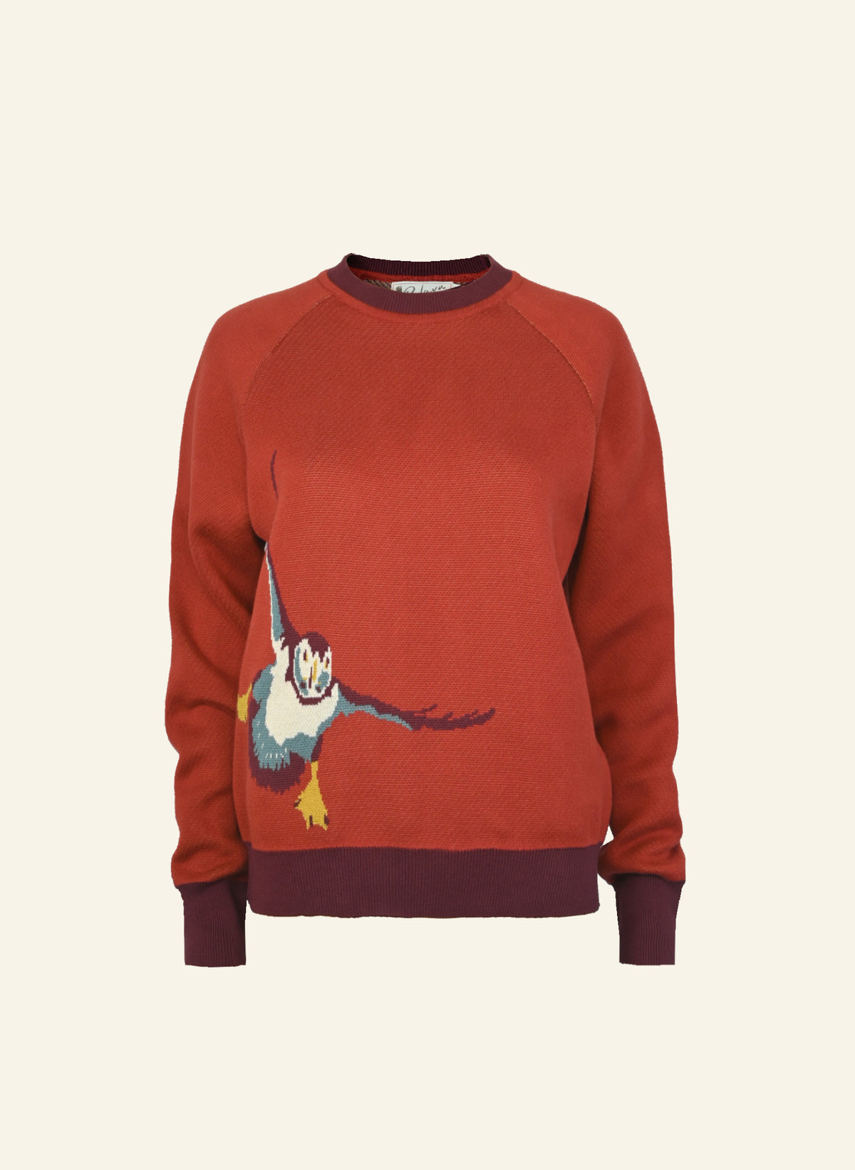 Fred - Rust Puffin Jumper