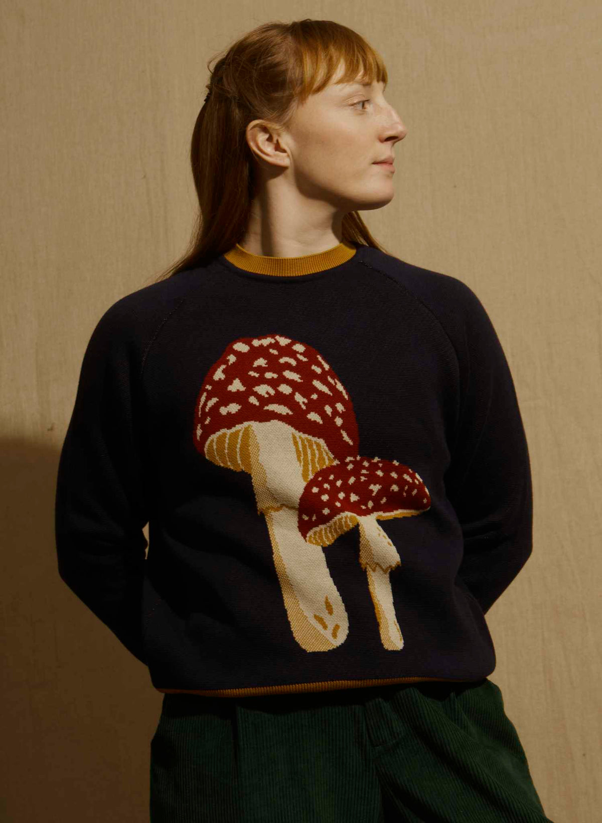 Fred - Navy Mushroom Jumper