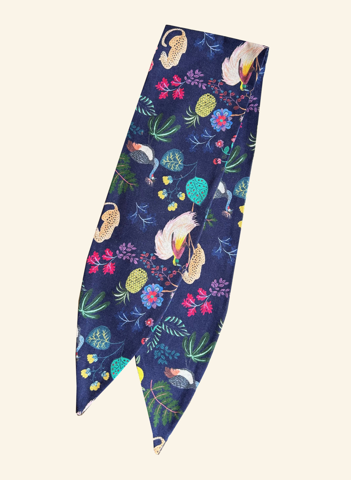 Hair Tie - Navy Paradise