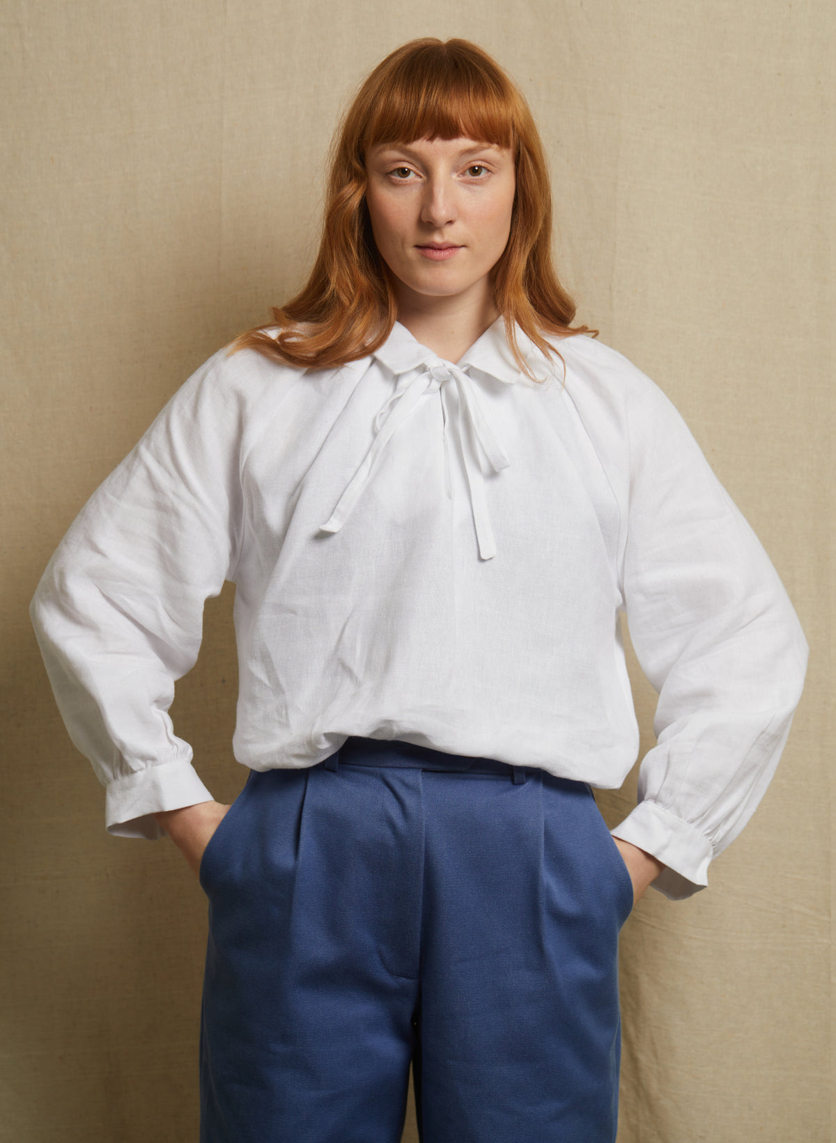 Joan Top - Ivory Plain