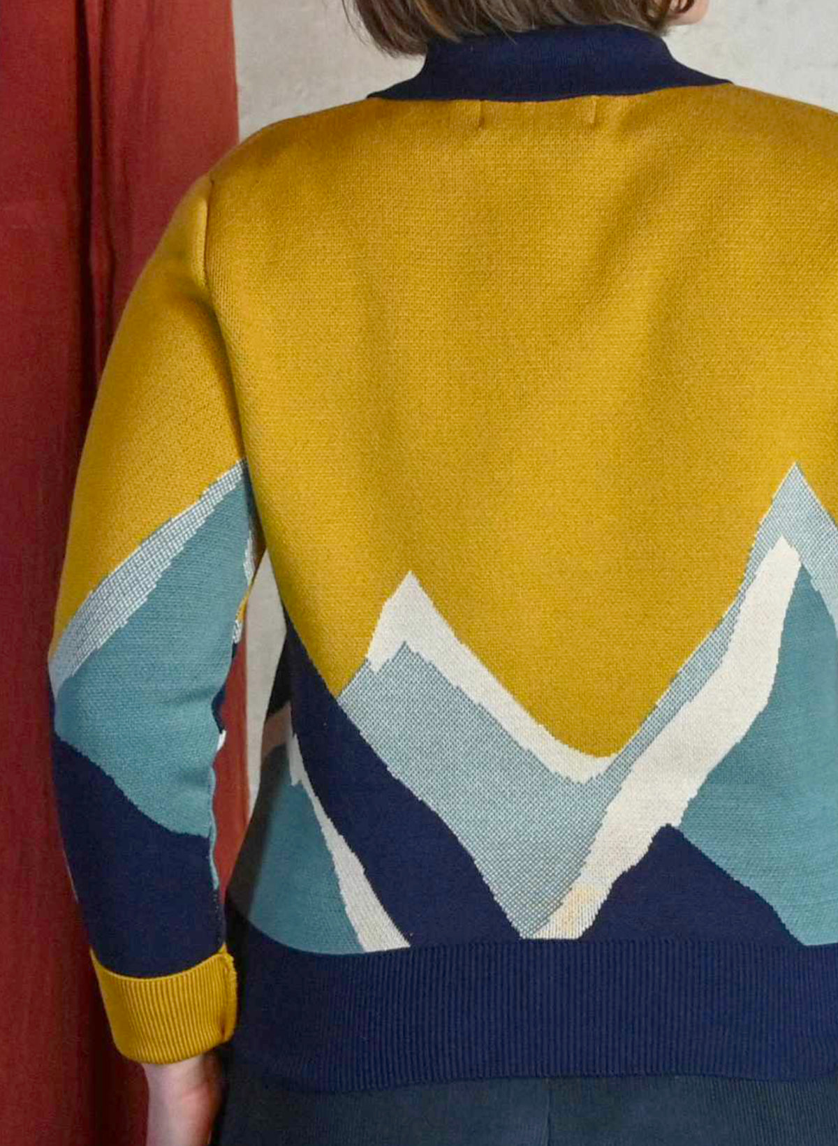 Kate - Mustard Peak  Zip-Up