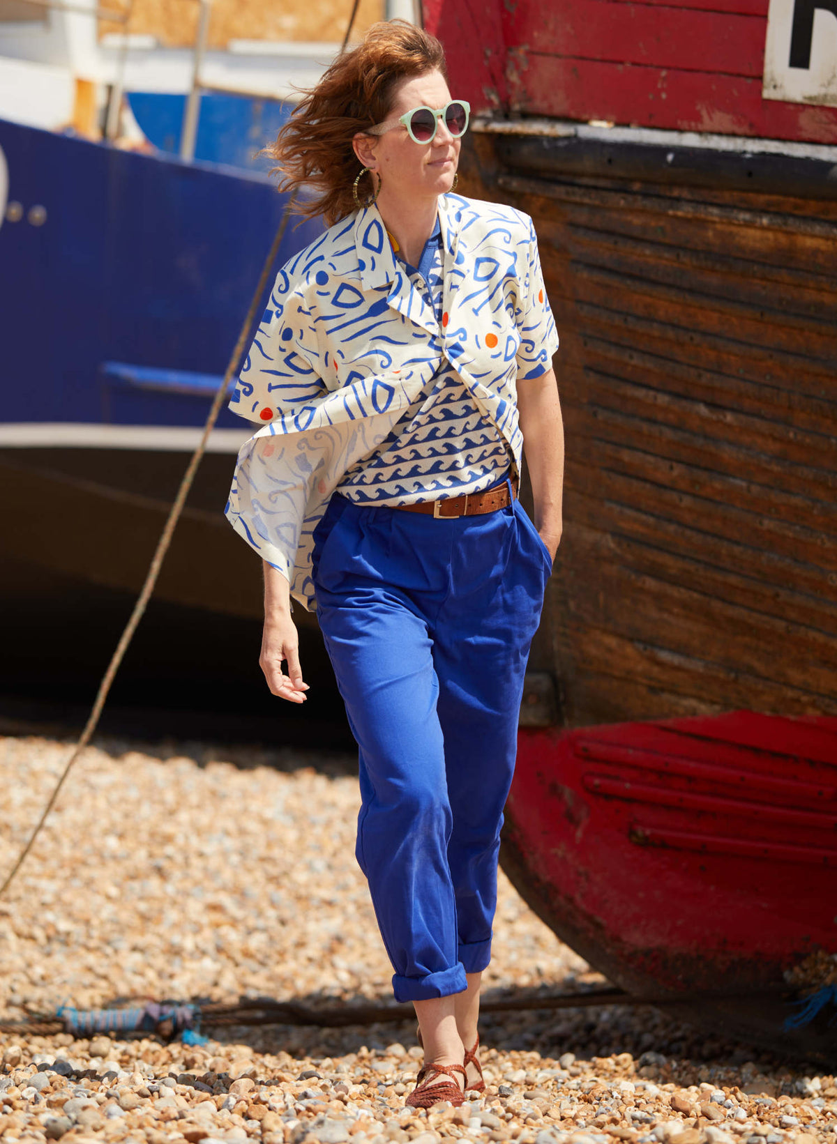 Kit Shirt - Ivory Paddle