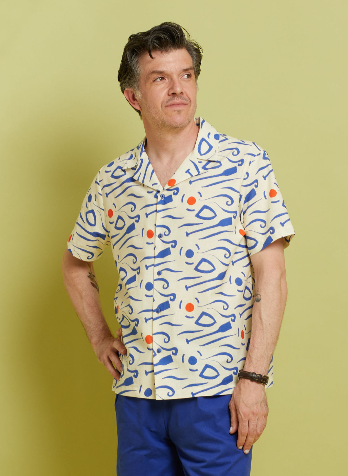 Kit Shirt - Ivory Paddle