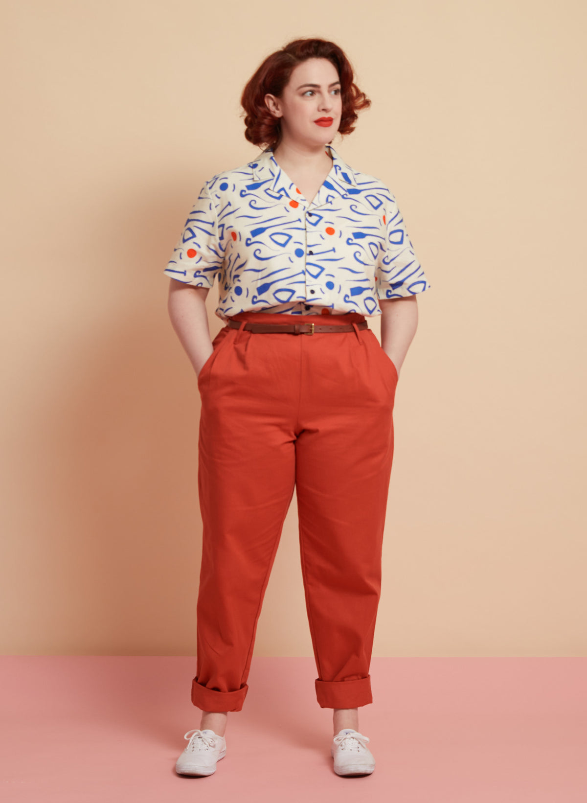 Kit Shirt - Ivory Paddle