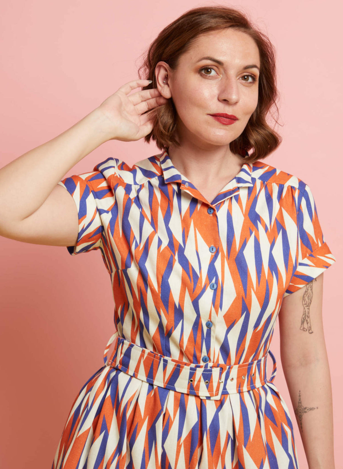 Louise Dress - Red Tigerfish