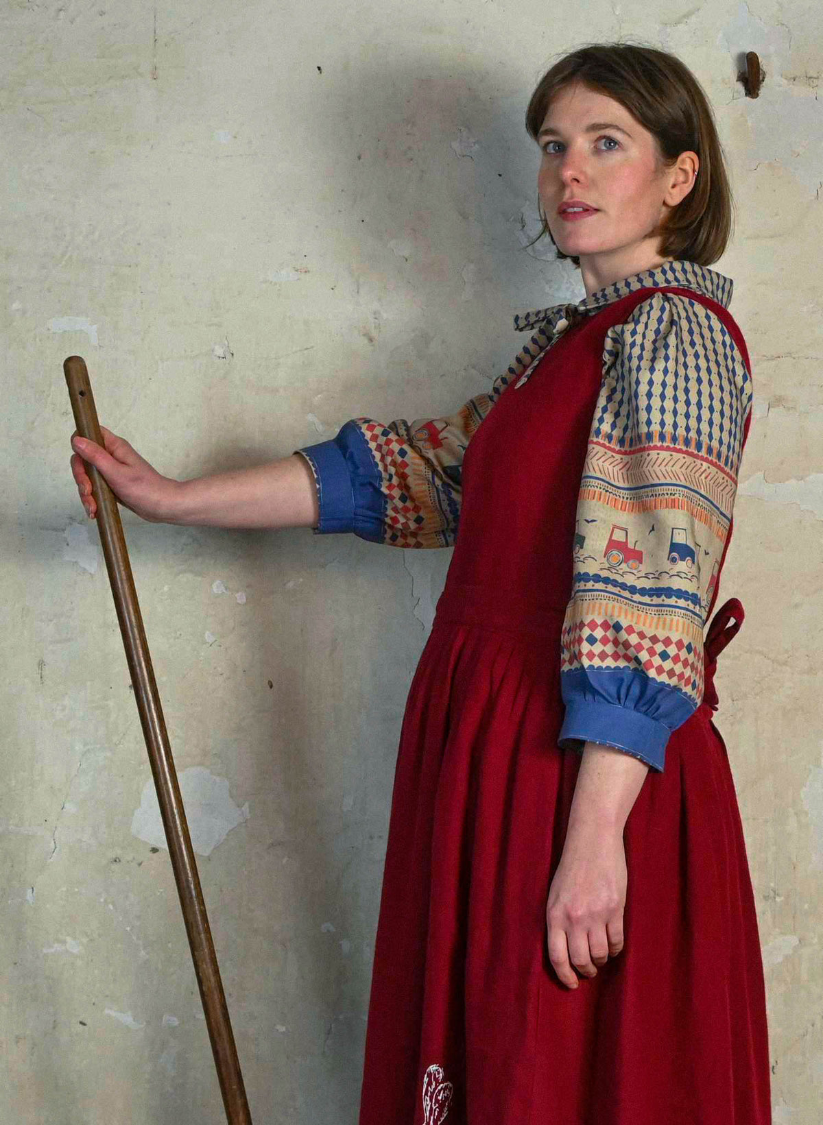 Mabel Dress - Berry Hare