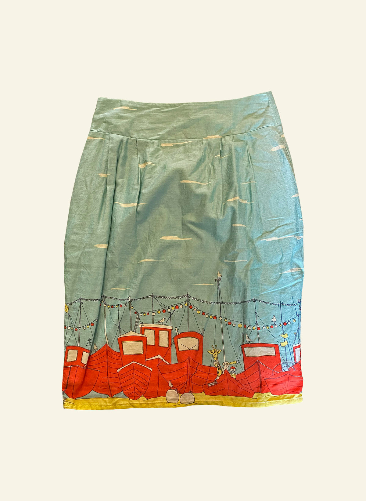 PRE LOVED - Ada - Blue Boats - Size 08