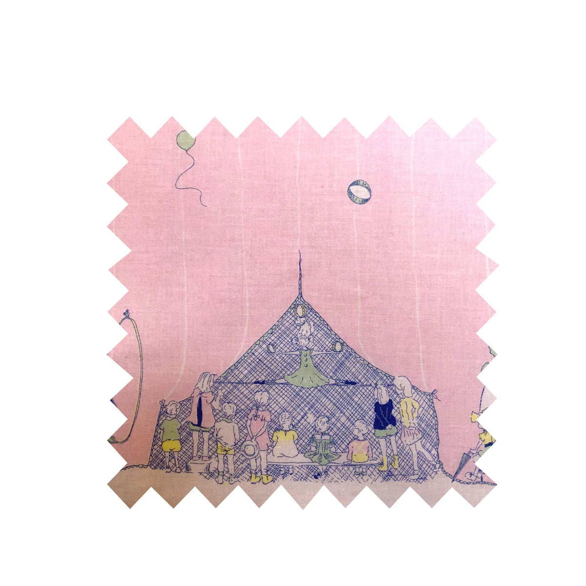 Remnant - 2.5m x 150cm - Seconds Circus Roll Up Roll Up - Cotton Fabric