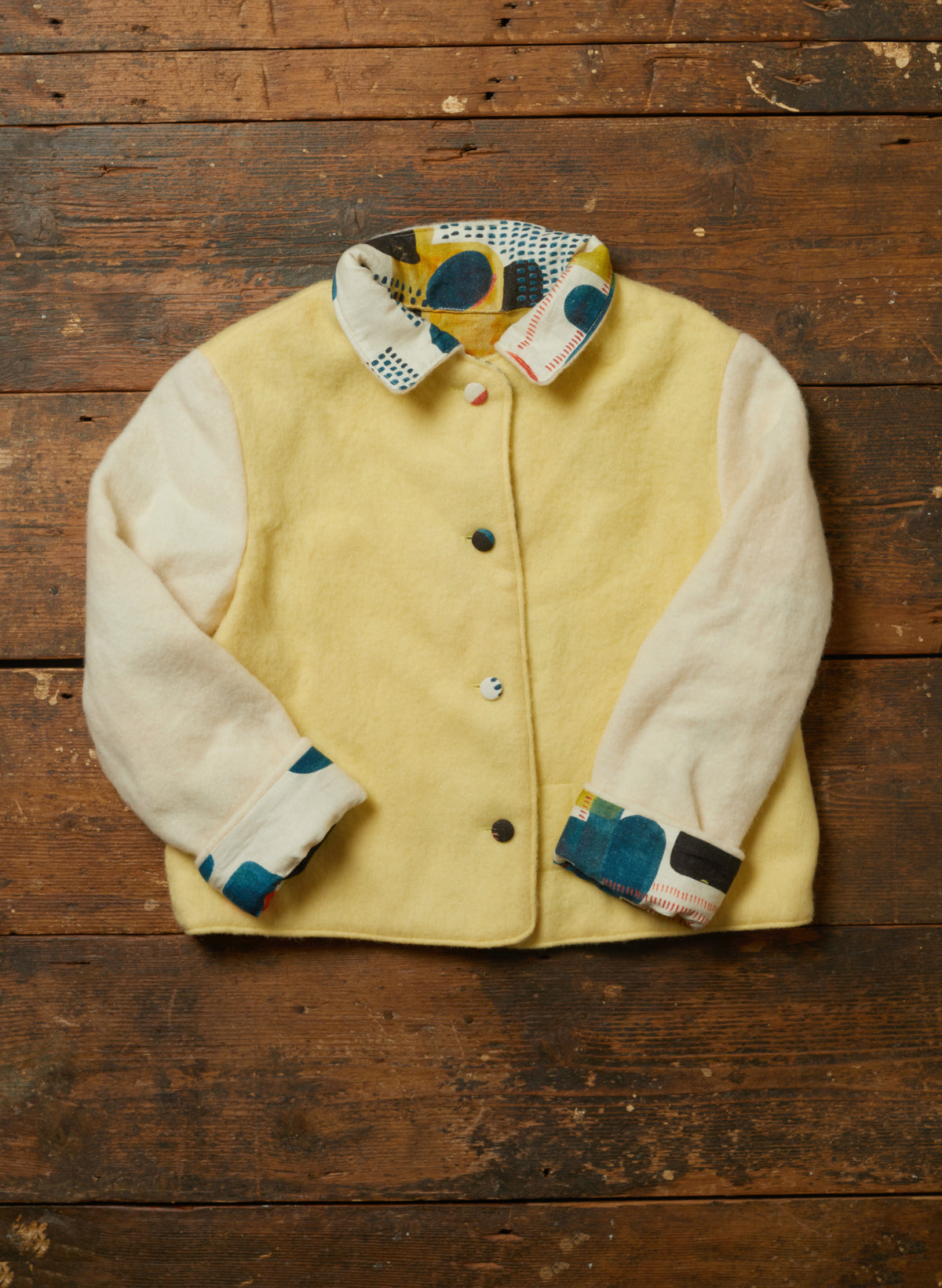 Wool Reversible Coat - No.13