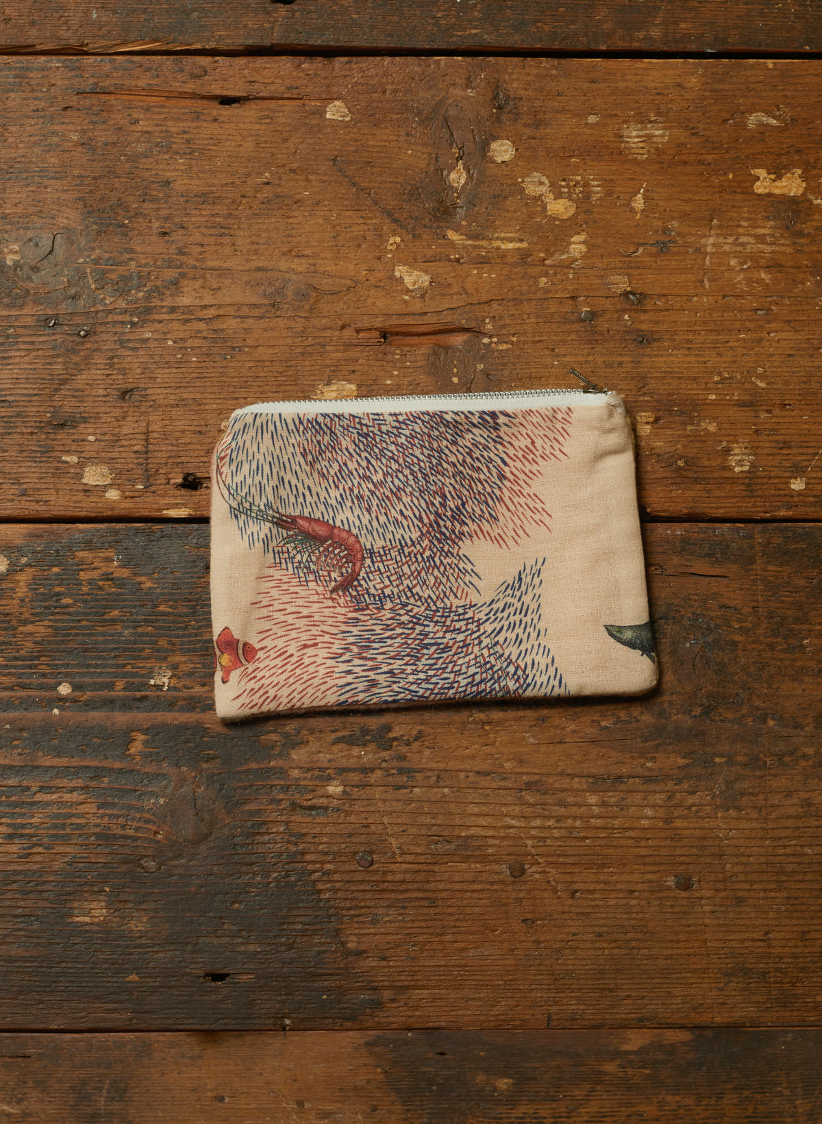 Zip Pouch- Small - Coastal Migration