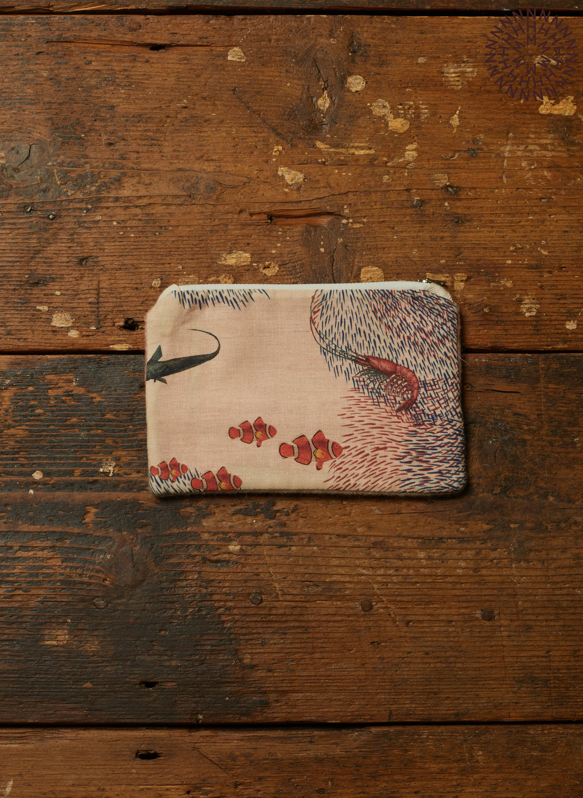 Zip Pouch- Small - Coastal Migration