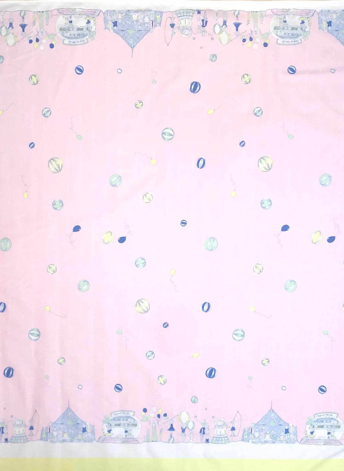 Seconds Circus Roll Up Roll Up - Pink - Cotton Fabric