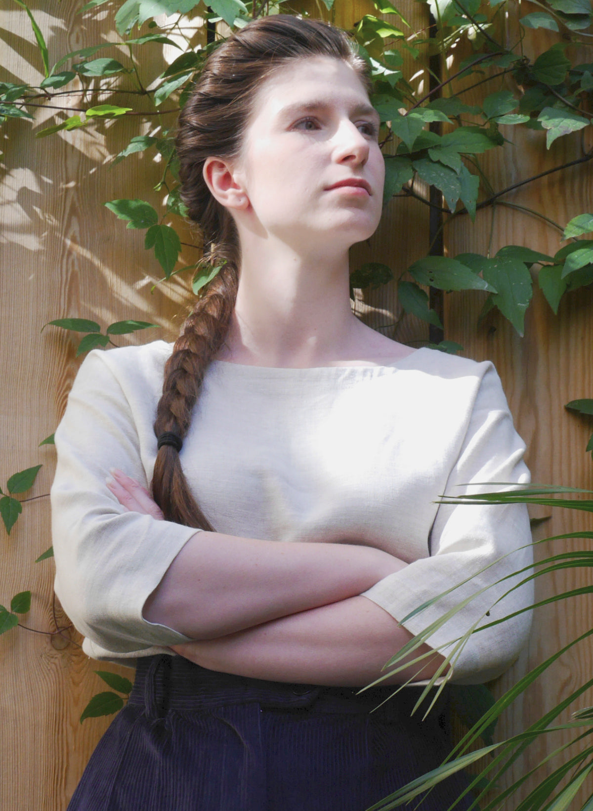 Tina Top - Natural Linen