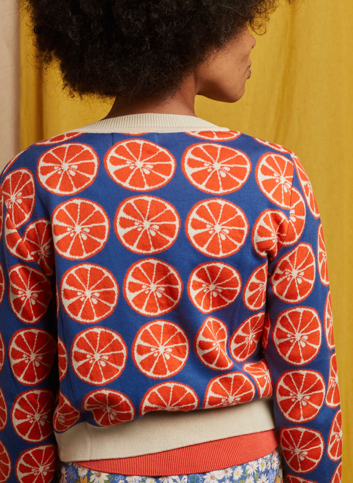Vera - Blue Grapefruit Cardigan