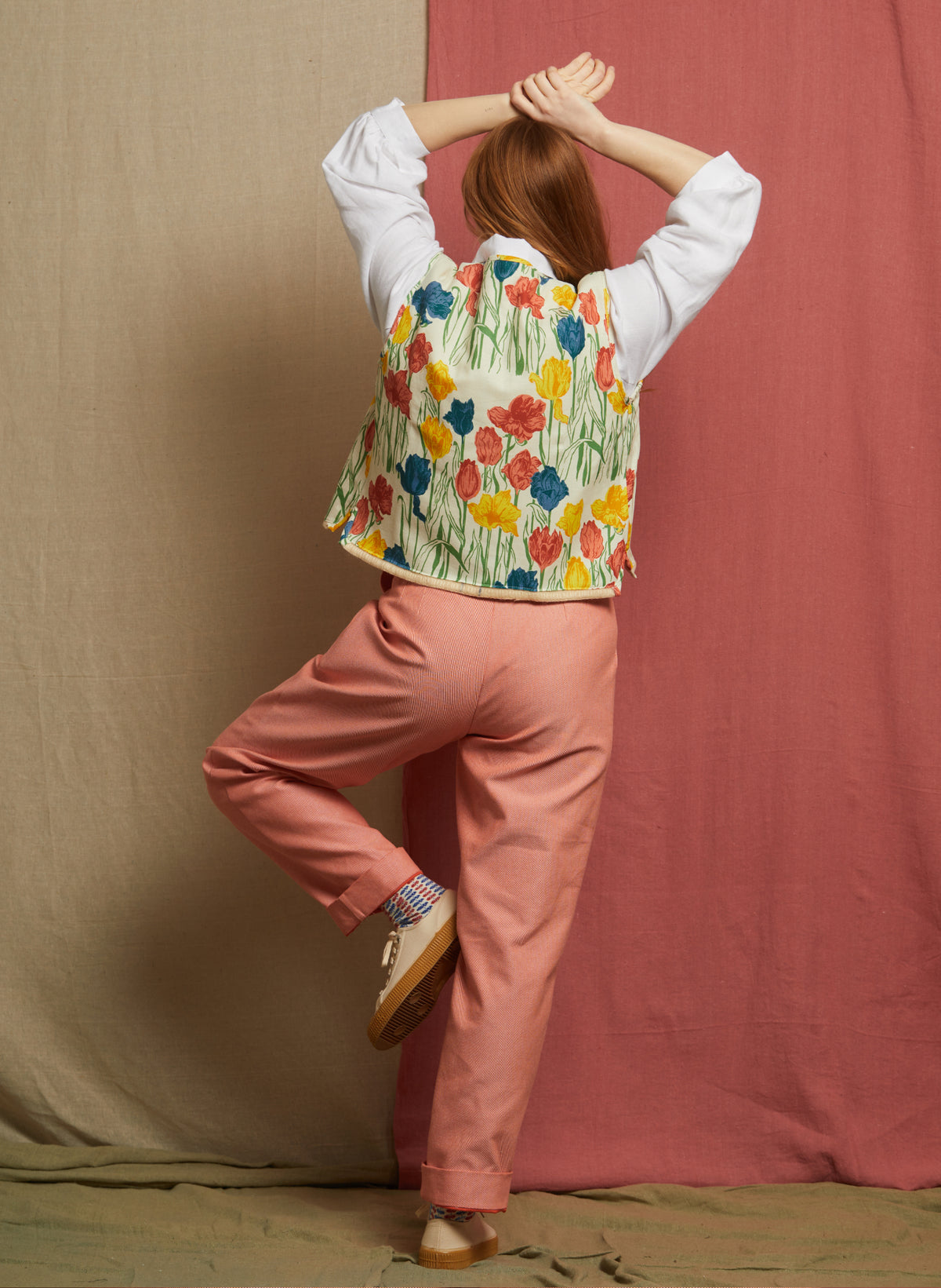 Thelma Trouser - Light Coral