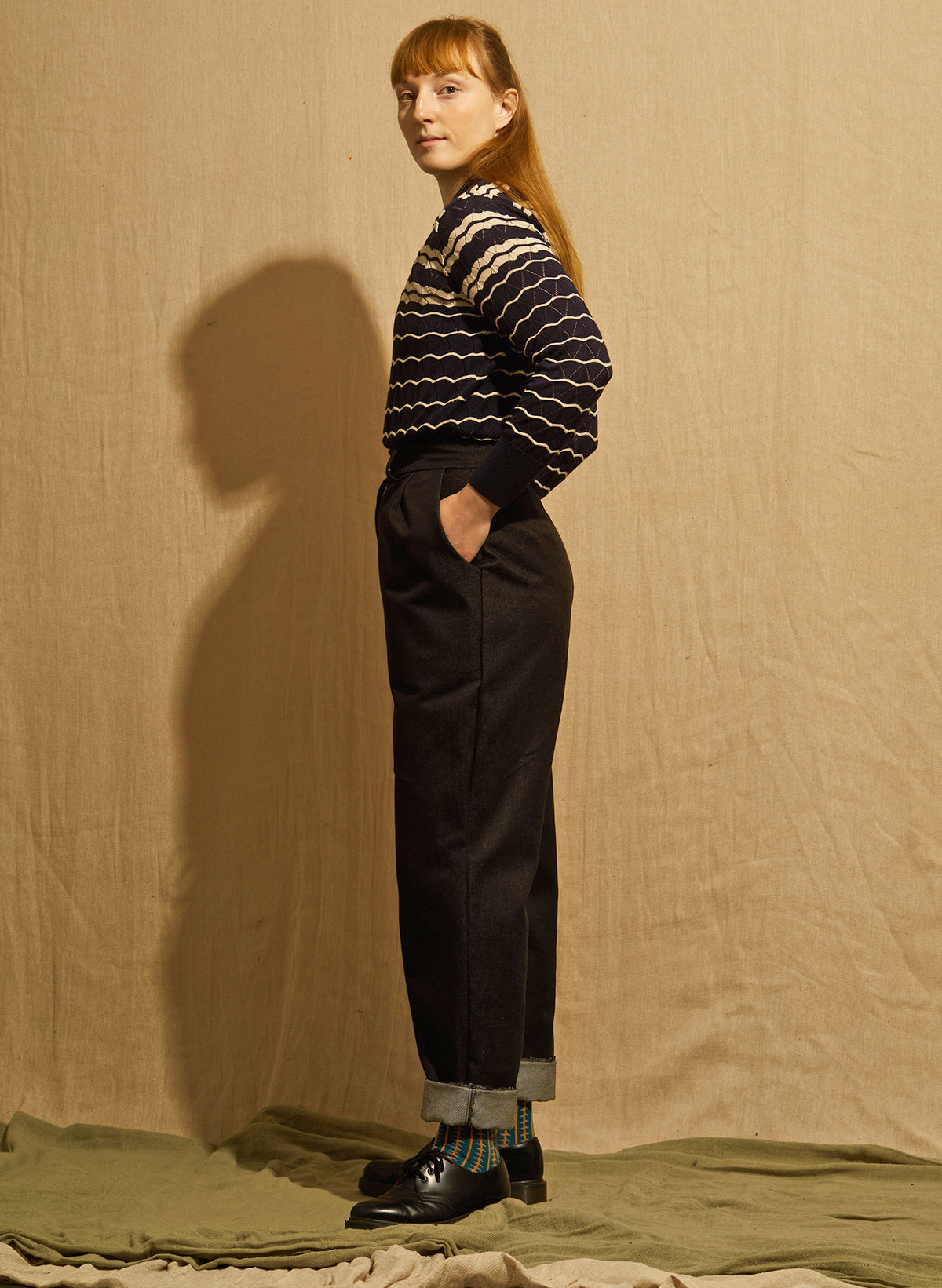 Thelma Trousers - Dark Navy