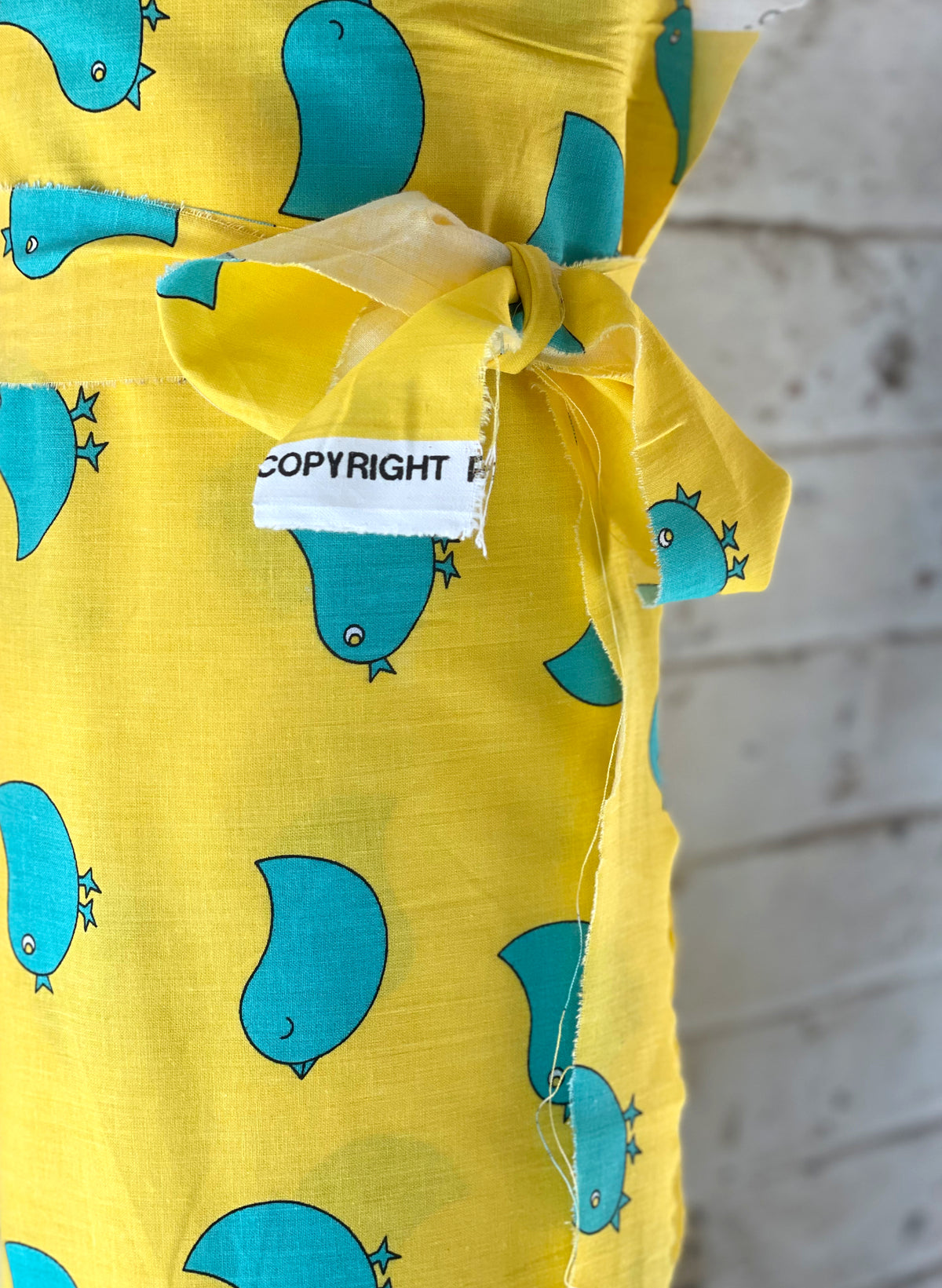 Yellow Chick Fabric - Cotton