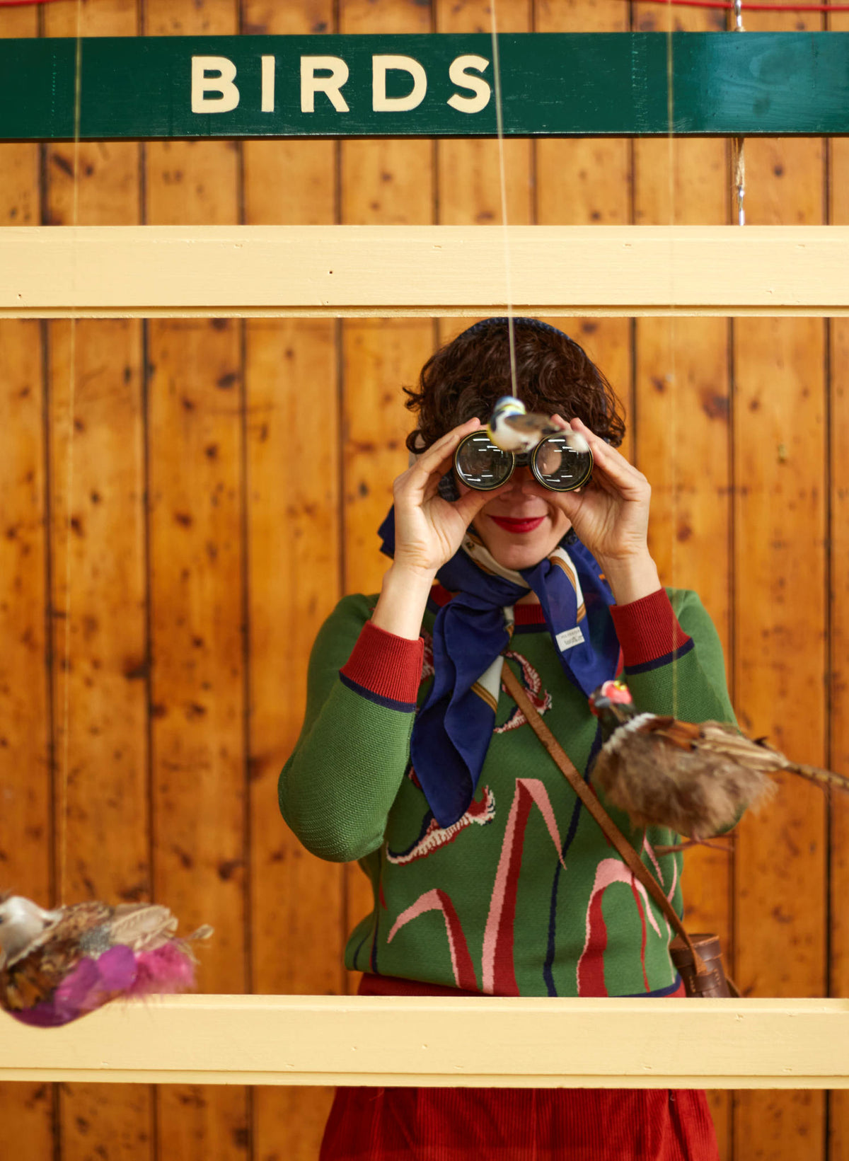 Esther - Green Flying Ducks Jumper
