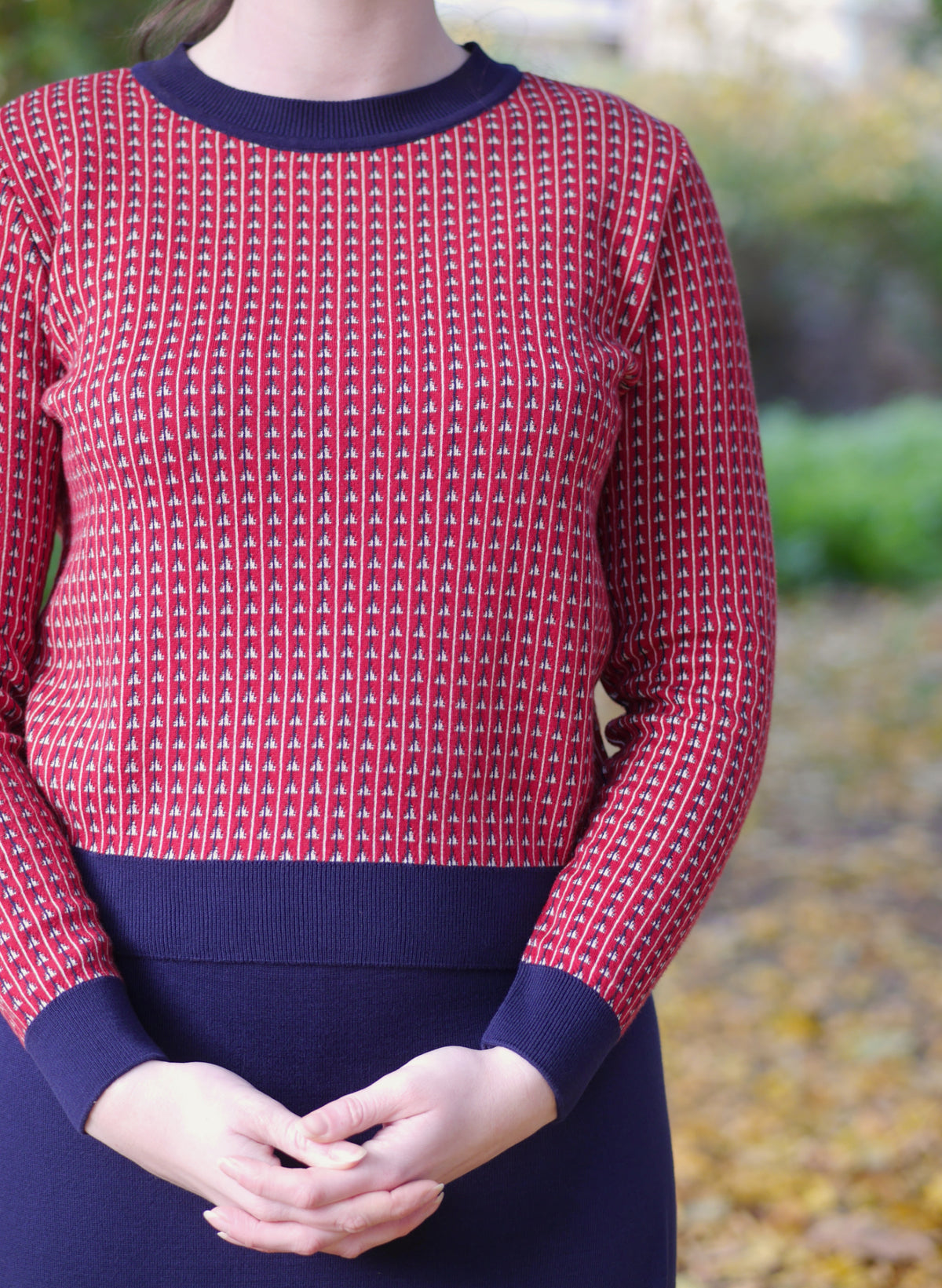 Alba Knitted Jumper - Red Rocket