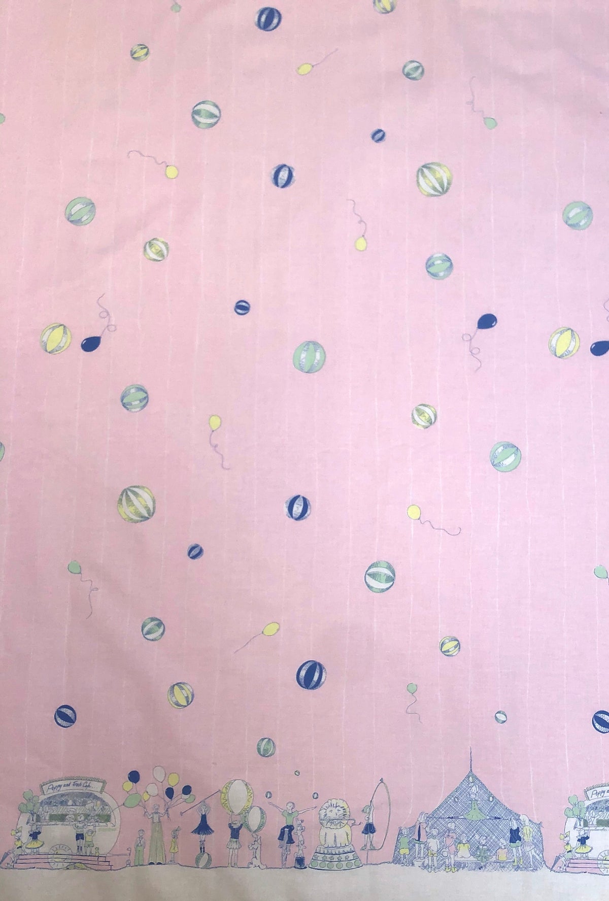 Remnant - 2.5m x 150cm - Seconds Circus Roll Up Roll Up - Cotton Fabric