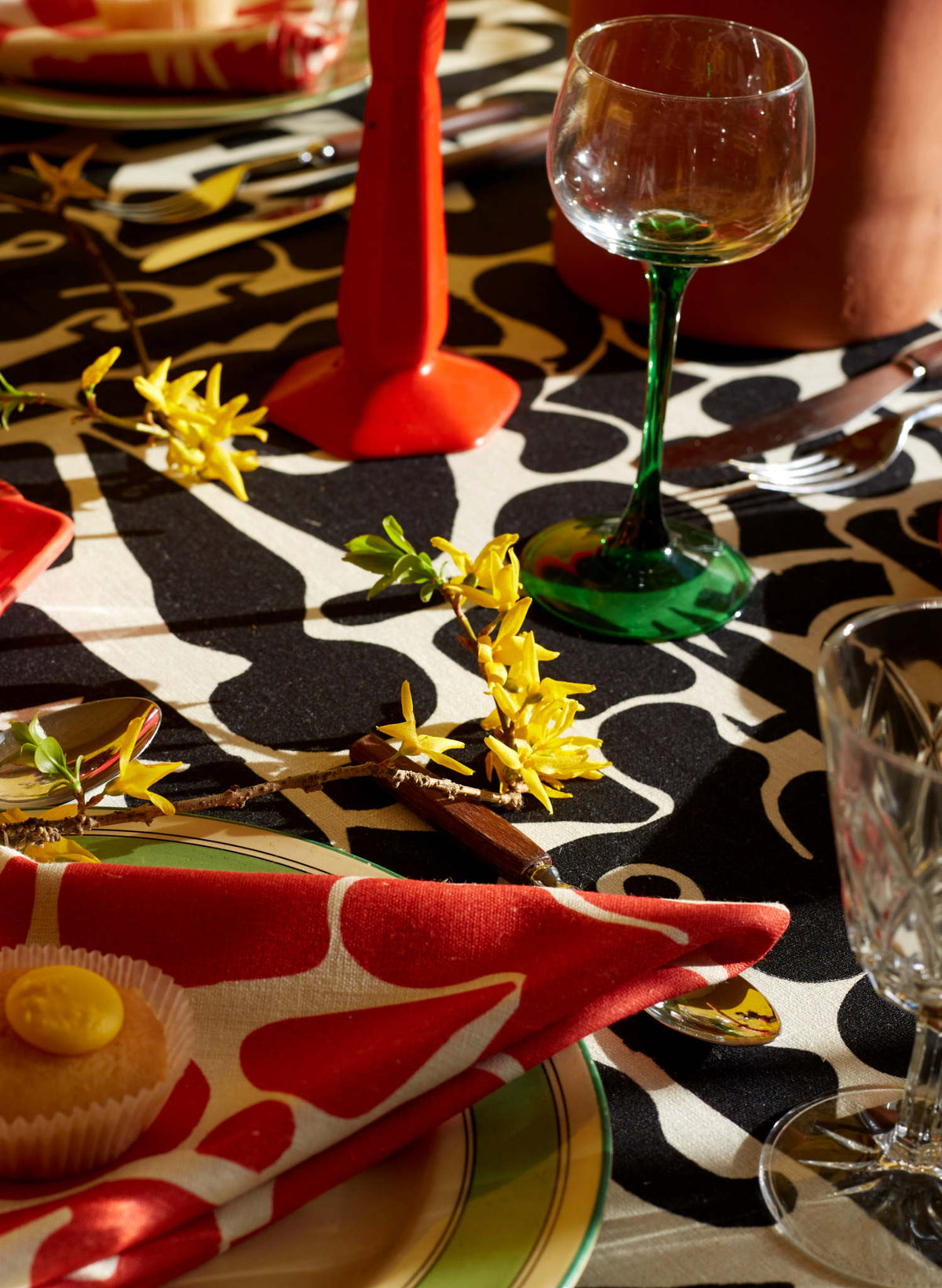 Napkin Set - Red Cave