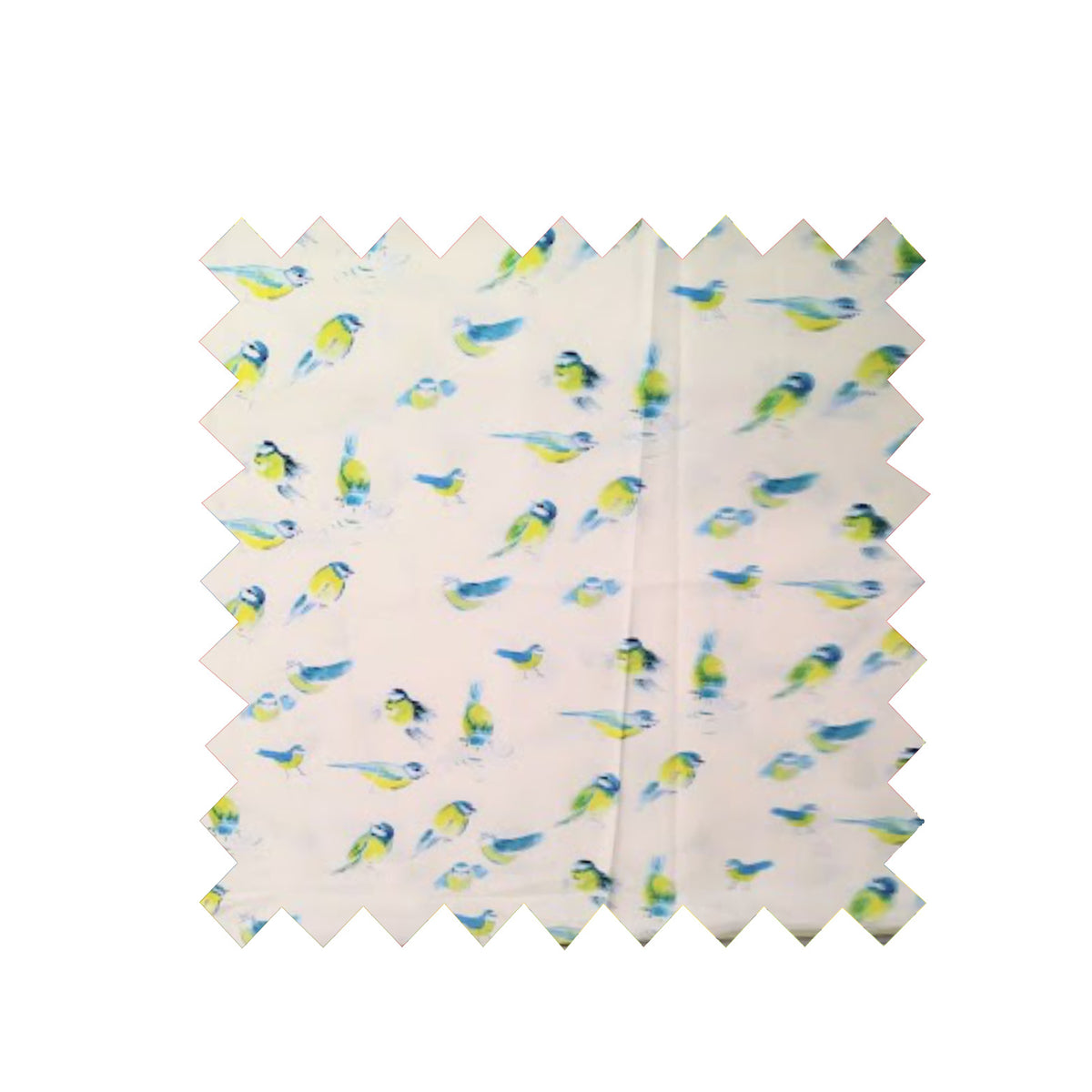 Remnant - 130cm x 148cm - Blue Tit - Sateen