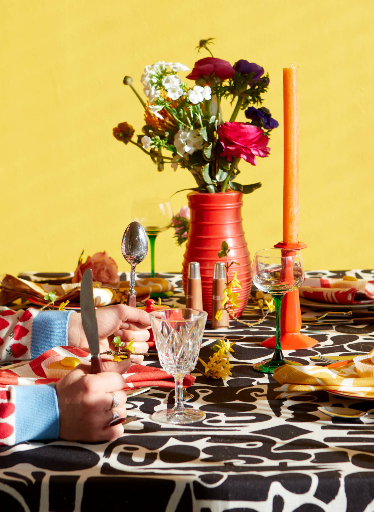 Table Cloth - Black Cave