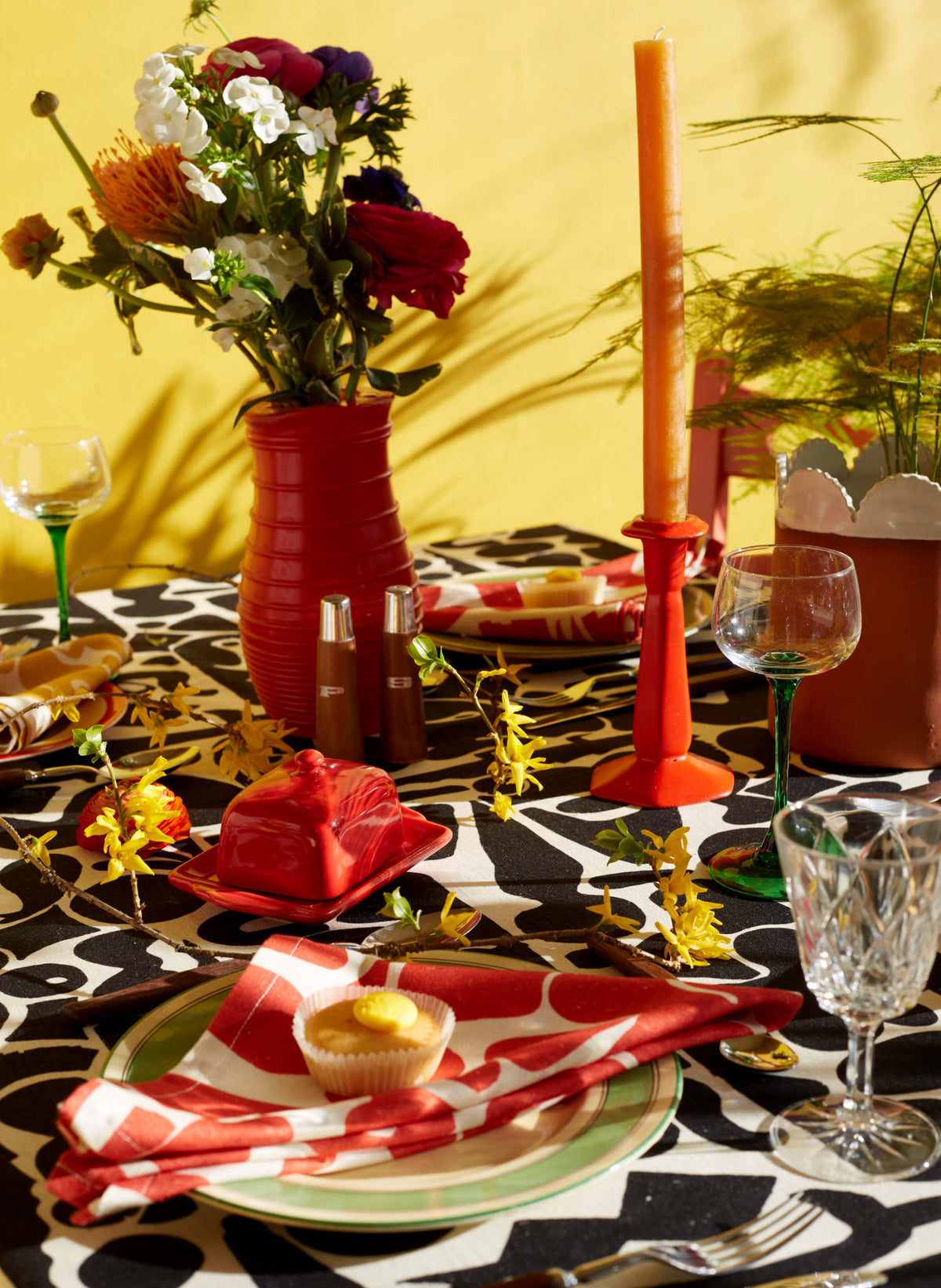 Table Cloth - Black Cave