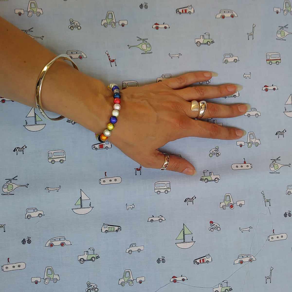 Remnant - 156cm x 200cm - Beep Beep Fabric - Cotton