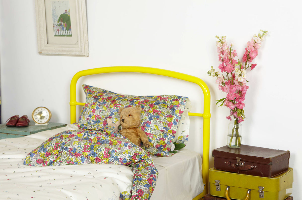 Single Duvet Cover - Cream Flower Garden/Chelsea Flower Show - Palava