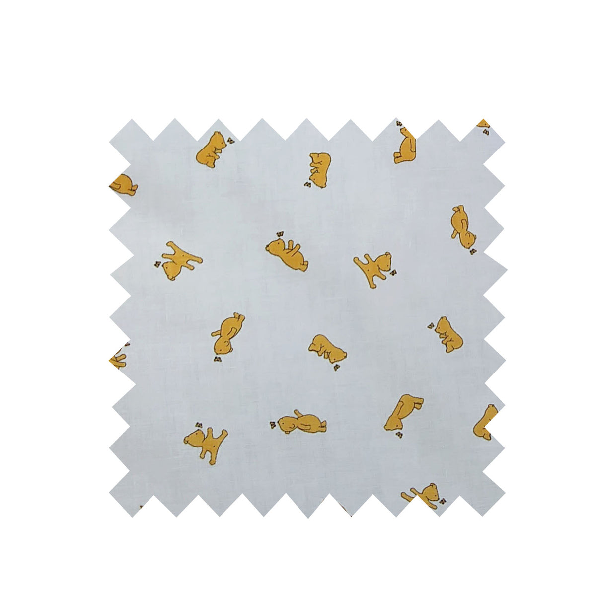 Remnant - 54cm x 154cm - Little Yellow Bear Fabric - Cotton