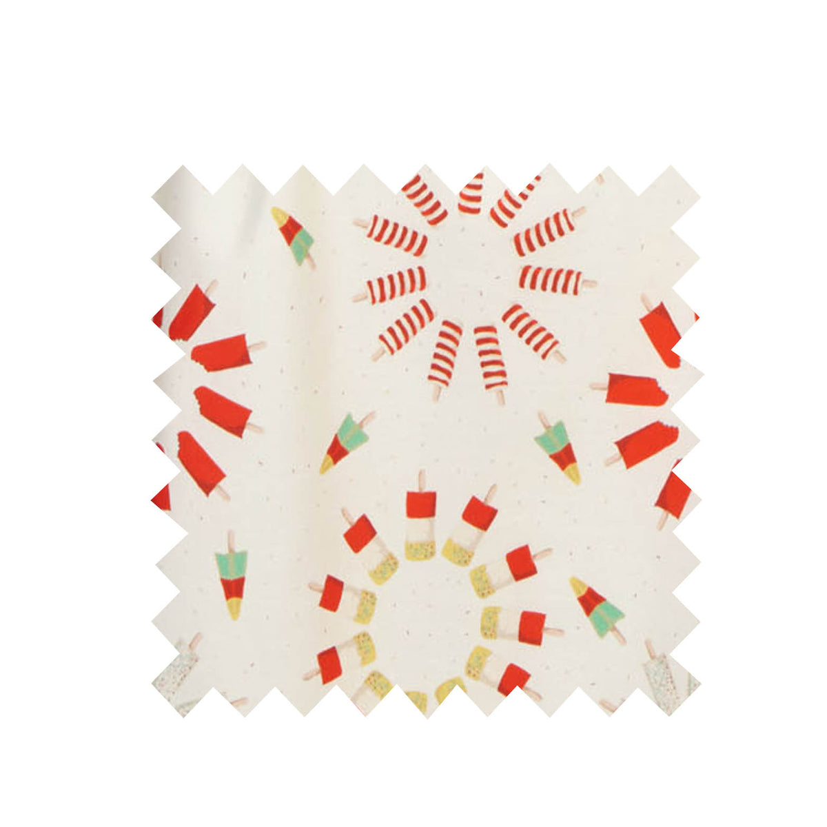 Ice Cream Fabric - Organic Cotton Sateen