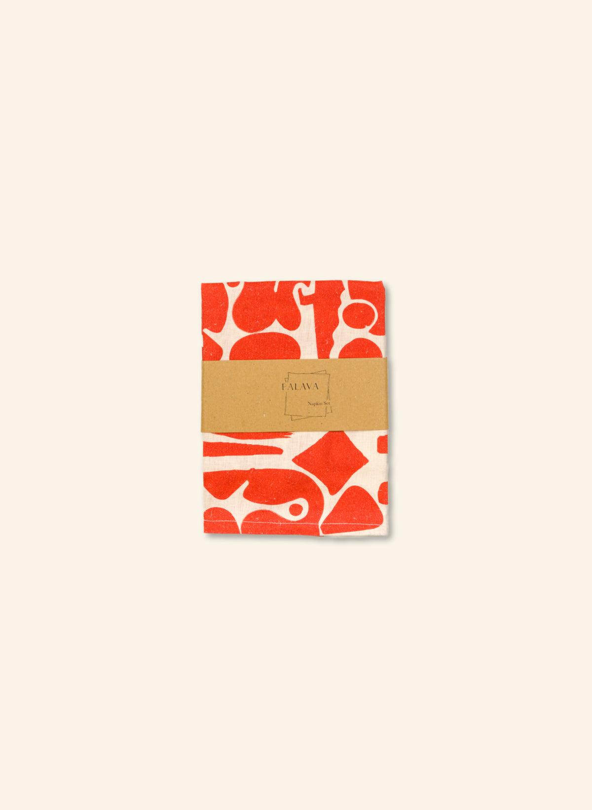 Napkin Set - Red Cave