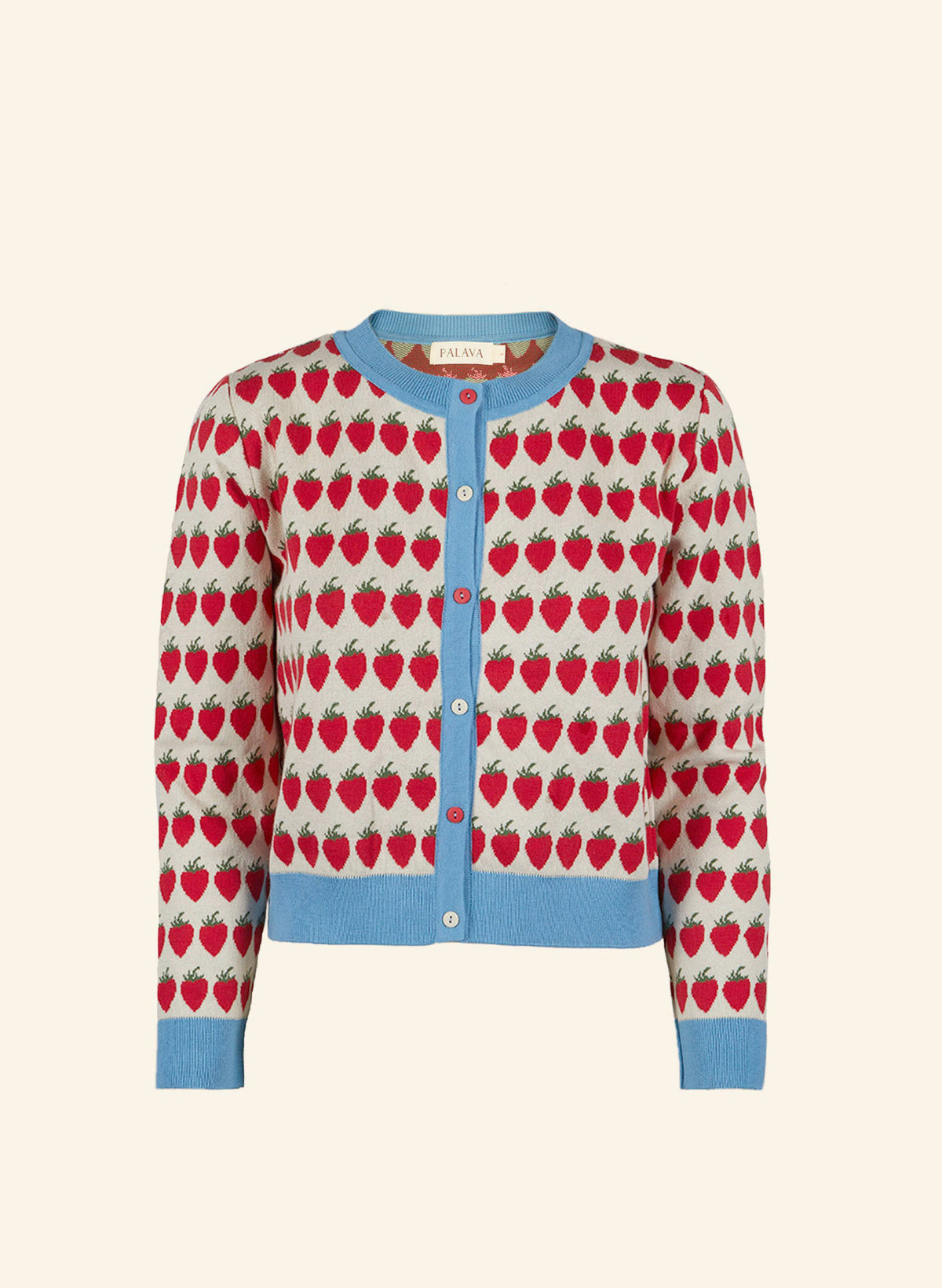 Vera - Red Strawberry Cardigan